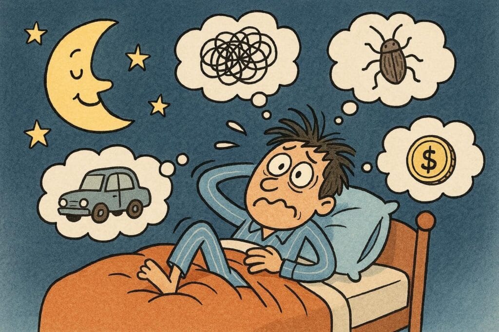 cycle of sleep anxiety and poor sleep