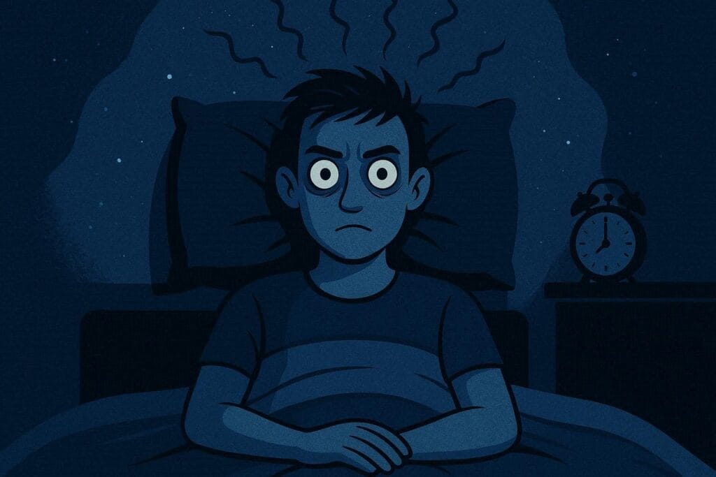 cycle of sleep anxiety and poor sleep
