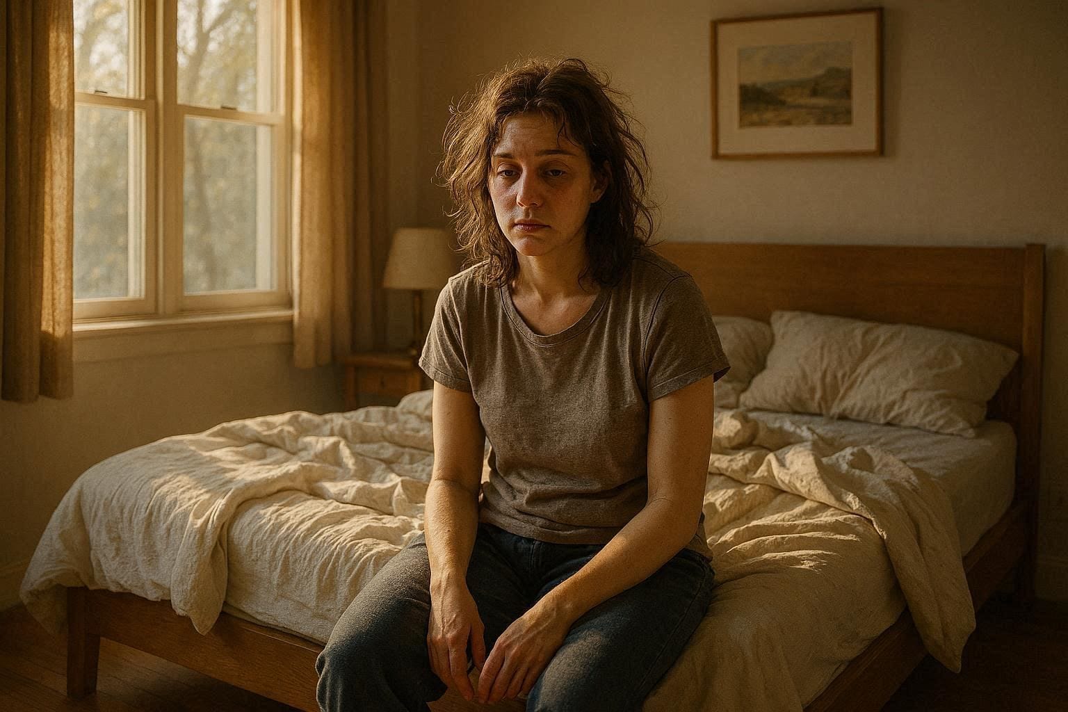 Falling asleep fast but waking up tired in the morning