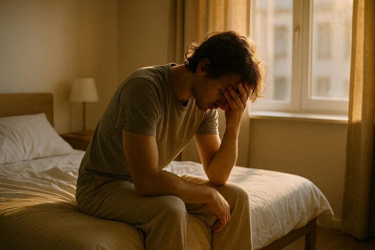 Headache after sleeping in the morning