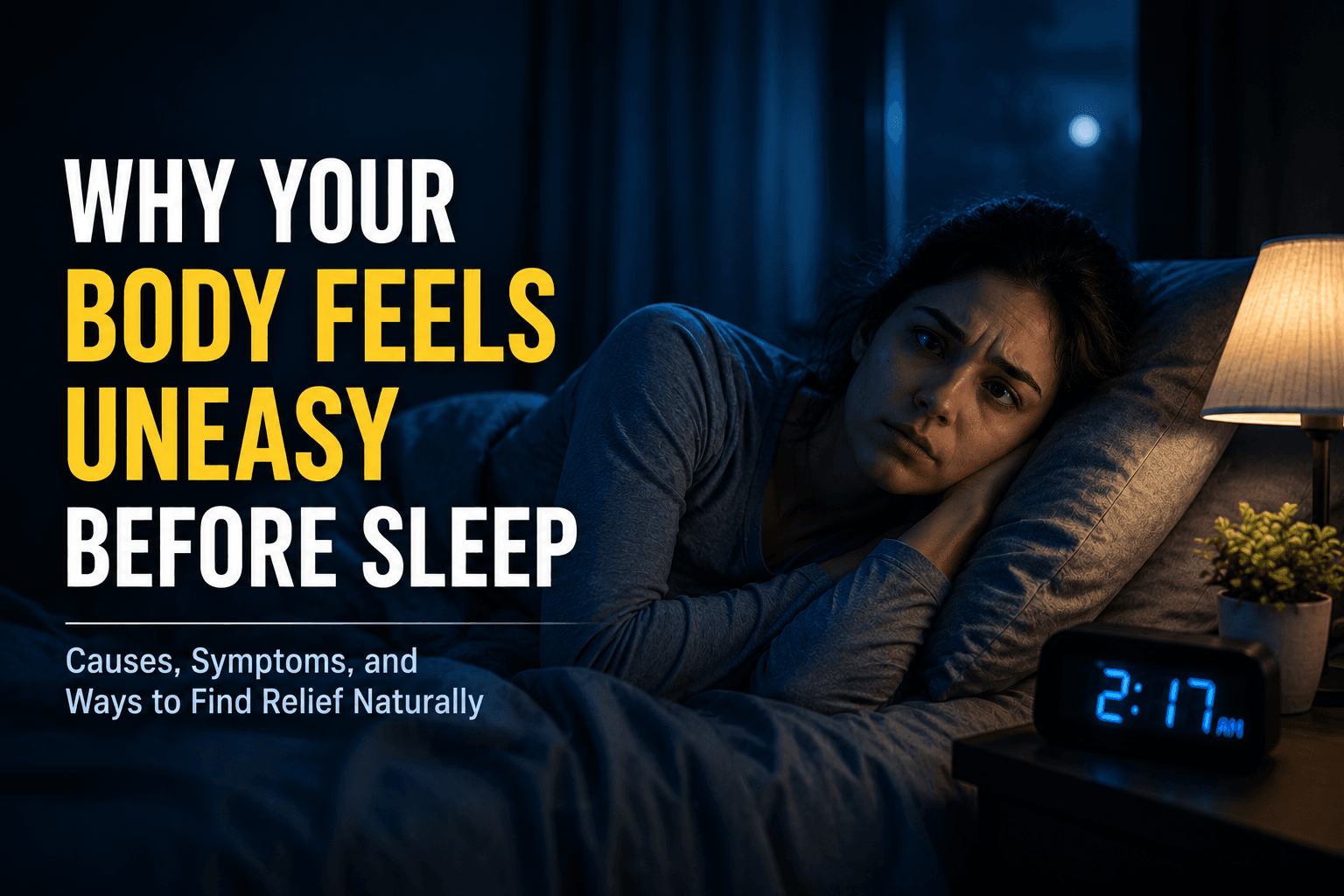 Why Your Body Feels Uneasy Before Sleep