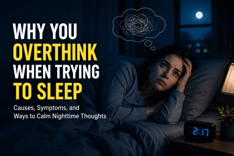 Why Your Mind Starts Overthinking When You Try to Sleep